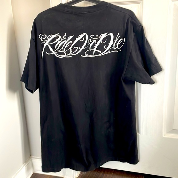 Ride or die men t-shirt size Large - Picture 2 of 3